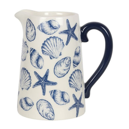 17cm Seashell Ceramic Flower Jug